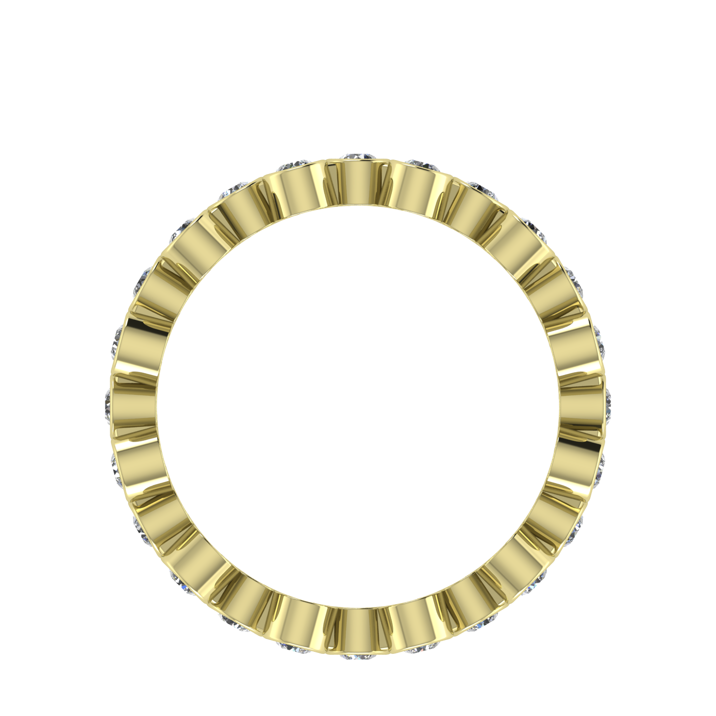 DIAMOND BANDS & STACKABLES HALFWAY ETERNITY STACKABLE RINGS & BANDS